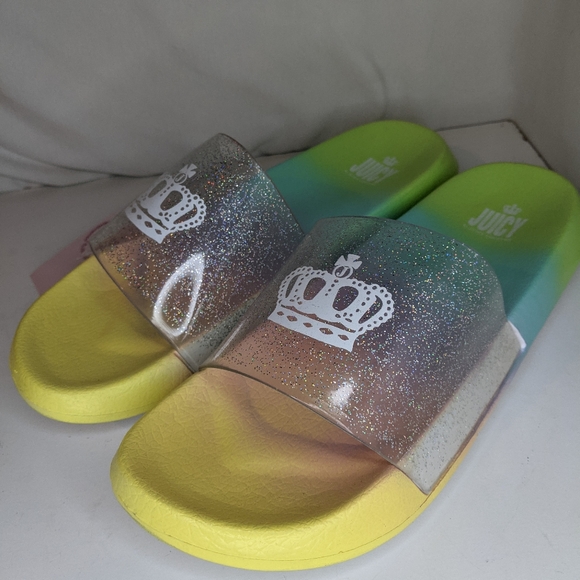 NWT Juicy By Juicy Couture JJK Adelanto Slides Women's Size 5M - Picture 3 of 5